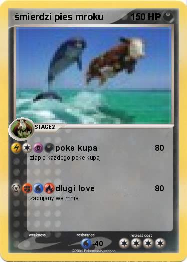 Pokemon śmierdzi pies mroku