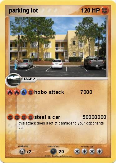 Pokemon parking lot