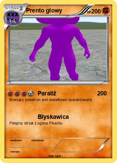 Pokemon Prento głowy