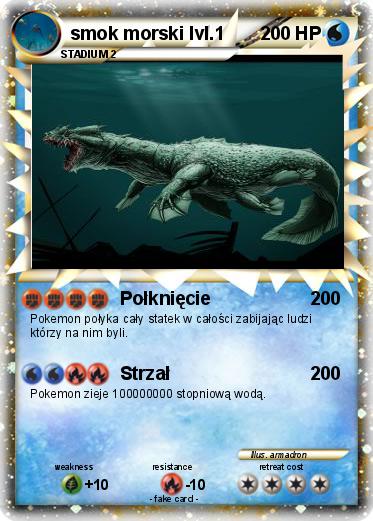 Pokemon smok morski lvl.1