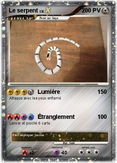 Pokemon Le serpent