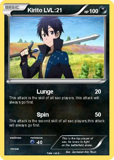 Pokemon Kirito LVL:21