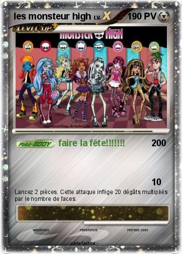 Pokemon les monsteur high