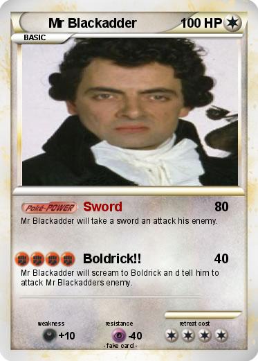 Pokemon Mr Blackadder
