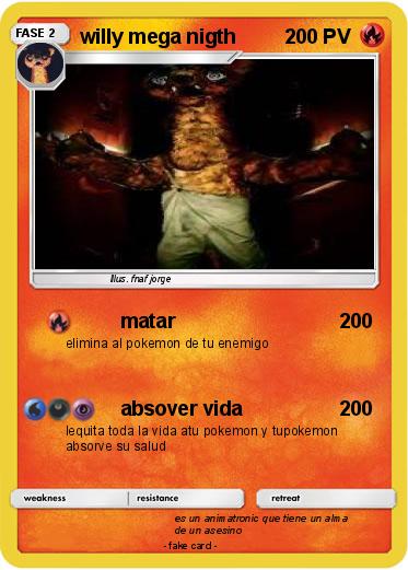 Pokemon willy mega nigth