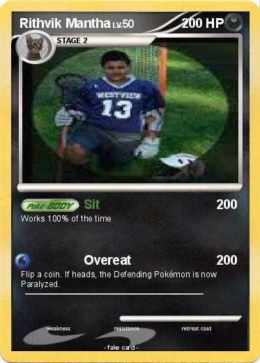 Pokemon Rithvik Mantha