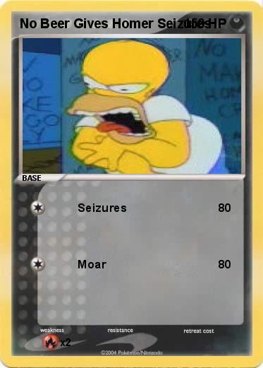 Pokemon No Beer Gives Homer Seizures