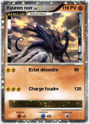 Pokemon Kyurem noir