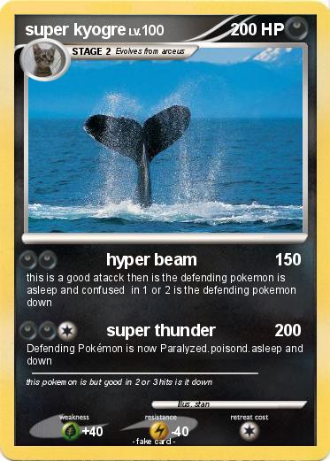 Pokemon super kyogre