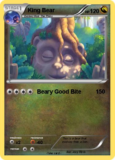 Pokemon King Bear