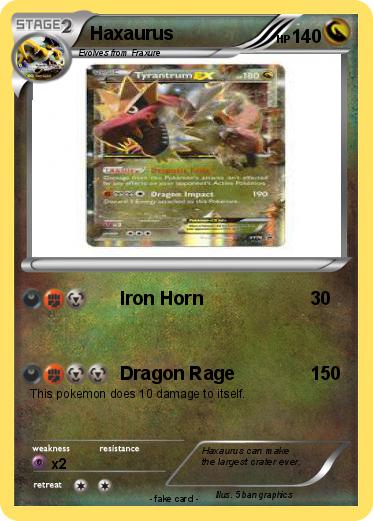 Pokemon Haxaurus