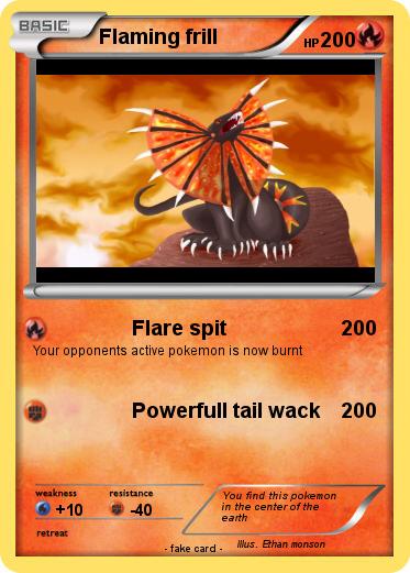 Pokemon Flaming frill
