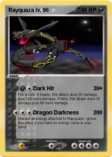 Pokemon Rayquaza lv. 96