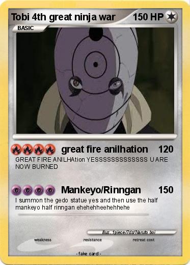 Pokemon Tobi 4th great ninja war