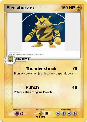 Pokemon Electabuzz ex