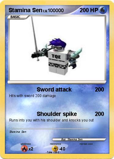 Pokemon Stamina Sen