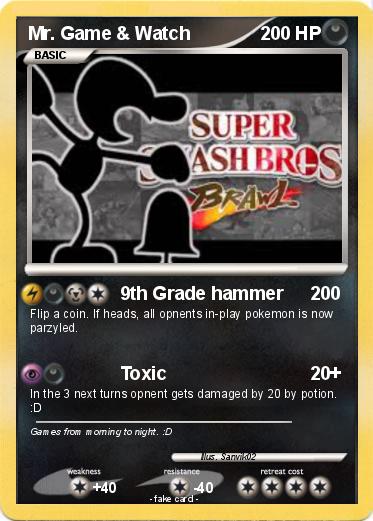 Pokemon Mr. Game & Watch