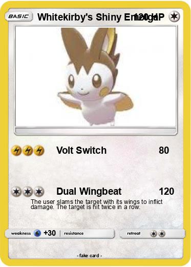 Pokemon Whitekirby's Shiny Emolga