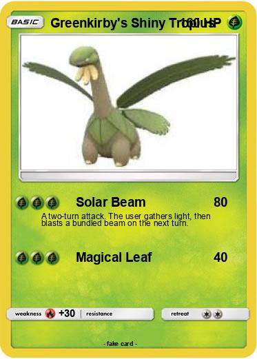 Pokemon Greenkirby's Shiny Tropius