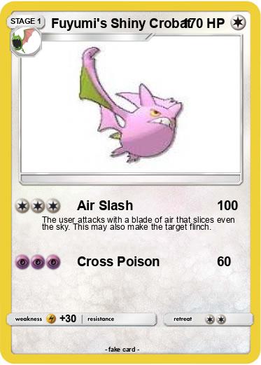 Pokemon Fuyumi's Shiny Crobat