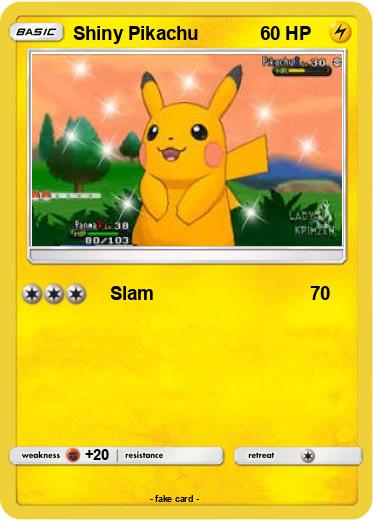Pokemon Shiny Pikachu