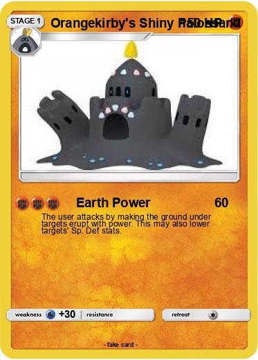 Pokemon Orangekirby's Shiny Palossand
