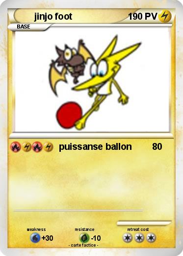 Pokemon jinjo foot
