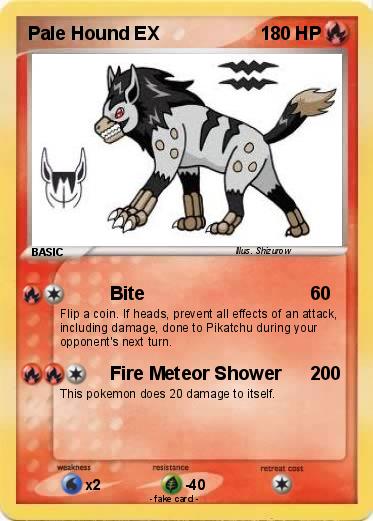 Pokemon Pale Hound EX