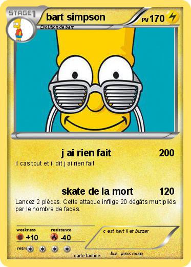 Pokemon bart simpson