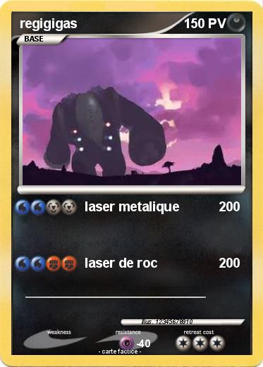 Pokemon regigigas