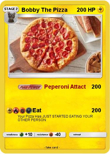Pokemon Bobby The Pizza