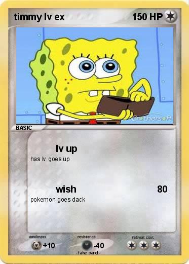 Pokemon timmy lv ex