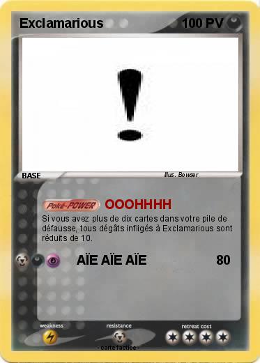 Pokemon Exclamarious