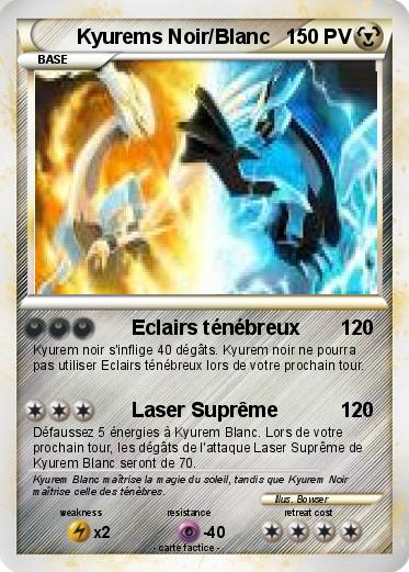Pokemon Kyurems Noir/Blanc