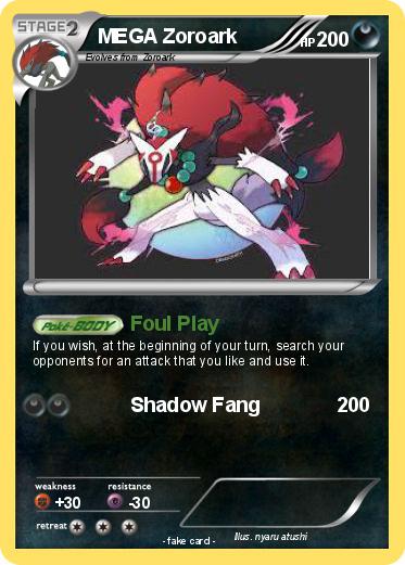Pokemon MEGA Zoroark