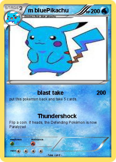 Pokemon m bluePikachu