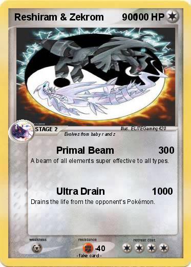 Pokemon Reshiram & Zekrom       900