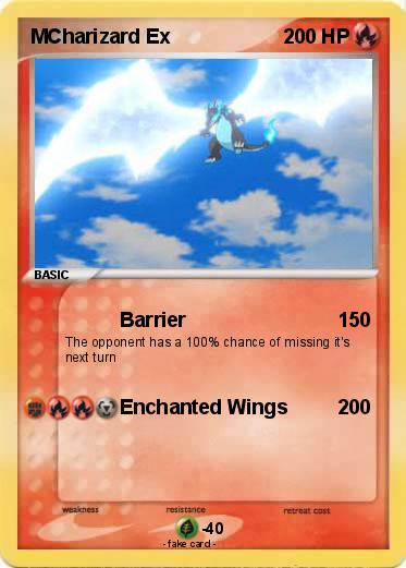 Pokemon MCharizard Ex
