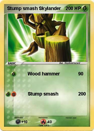Pokemon Stump smash Skylander