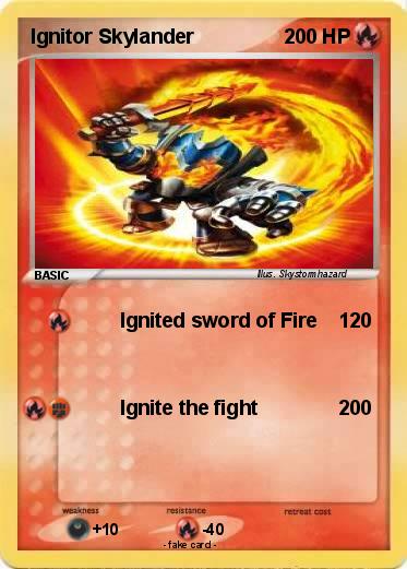 Pokemon Ignitor Skylander