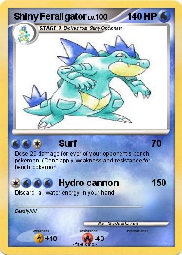 Pokemon Shiny Feraligator