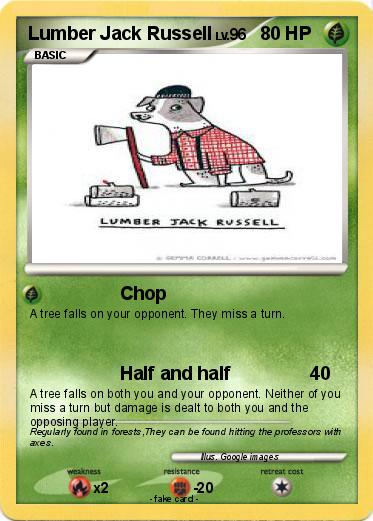 Pokemon Lumber Jack Russell