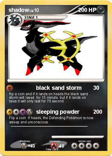 Pokemon shadow