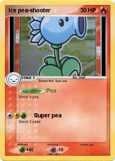 Pokemon Ice pea-shooter