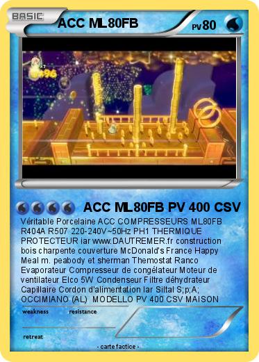 Pokemon ACC ML80FB