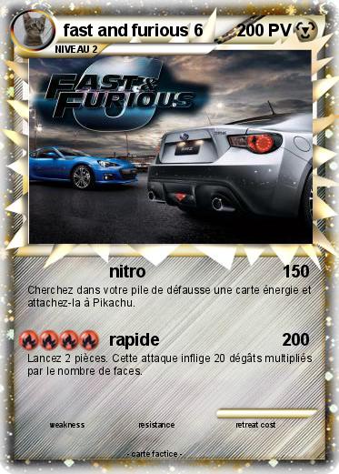 Pokemon fast and furious 6