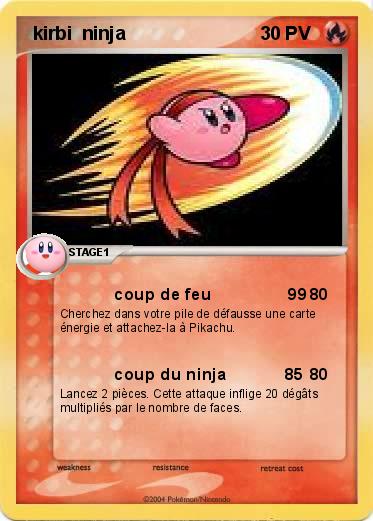 Pokemon  kirbi  ninja