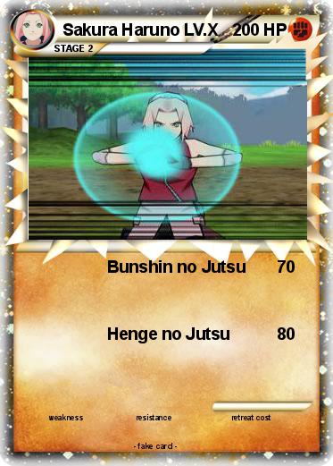 Pokemon Sakura Haruno LV.X