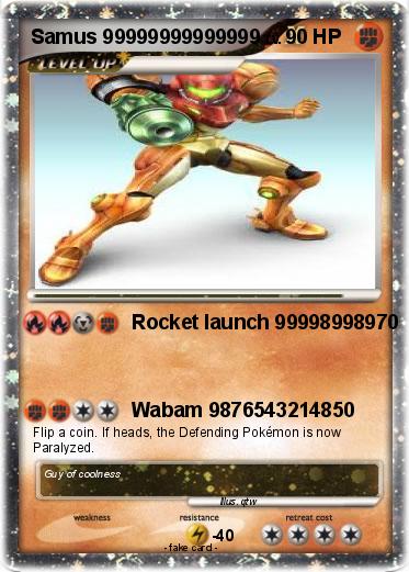 Pokemon Samus 99999999999999