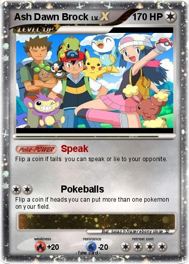 Pokemon Ash Dawn Brock